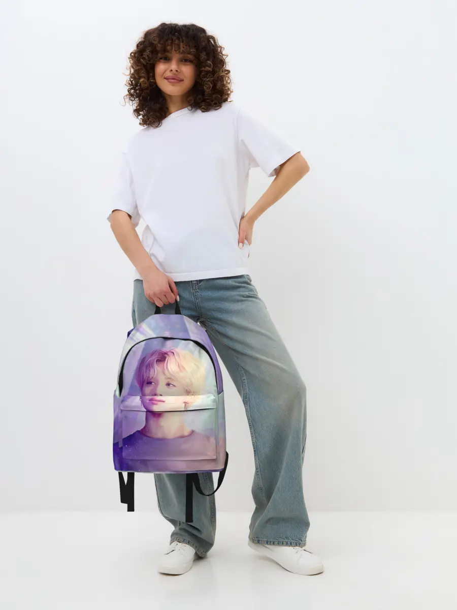 Рюкзак джинсовый / Kim Seok Jin Art