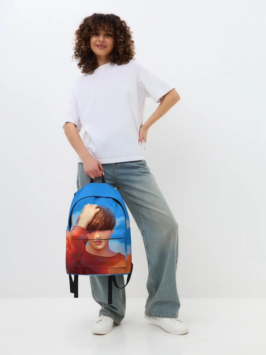 Рюкзак джинсовый / Park Jimin Art