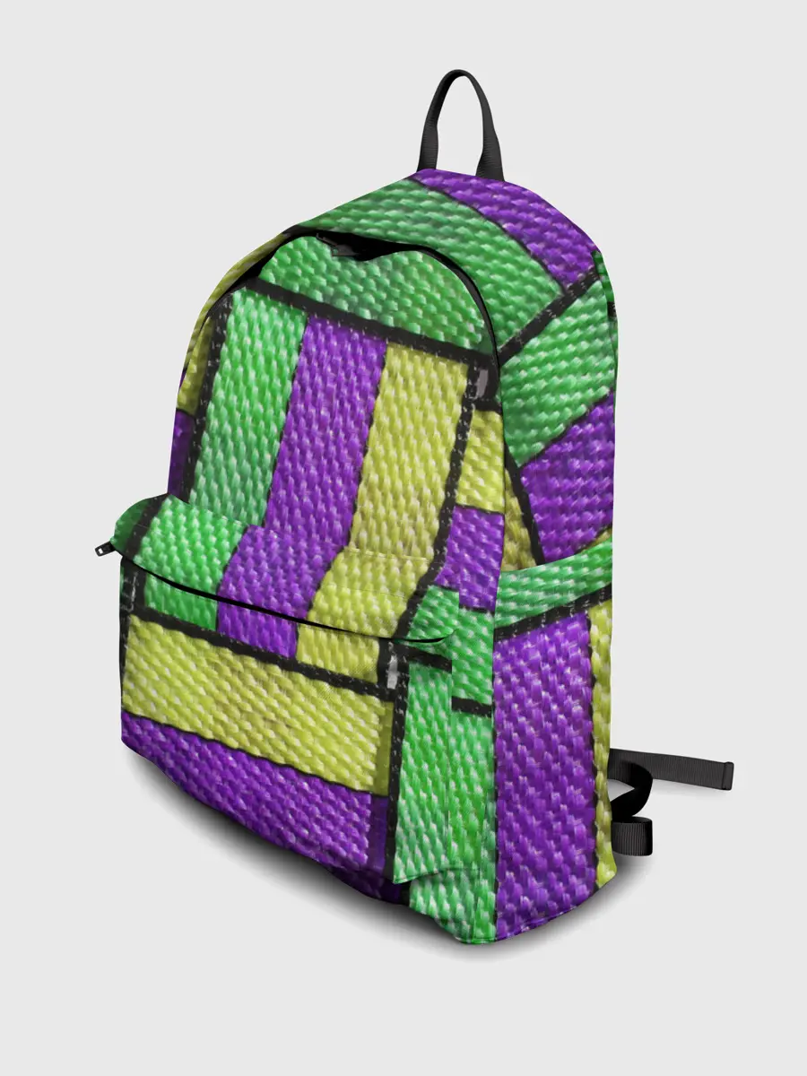 Рюкзак джинсовый / Цветные Ремешки