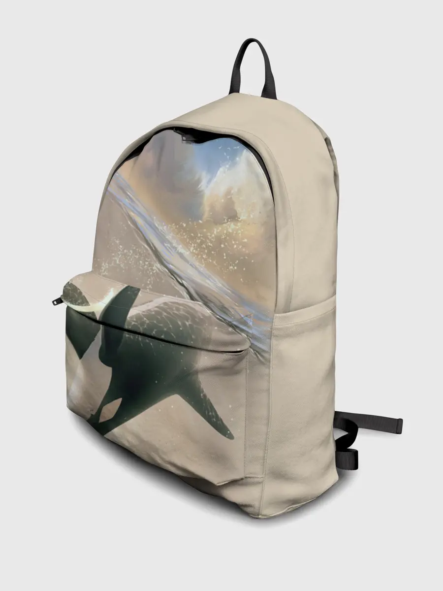 Рюкзак джинсовый / косатка