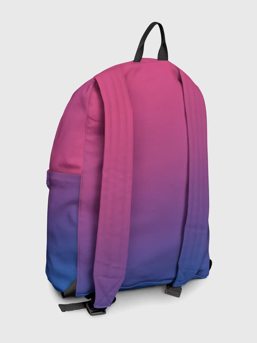 Рюкзак джинсовый / Зеленый и Желтый