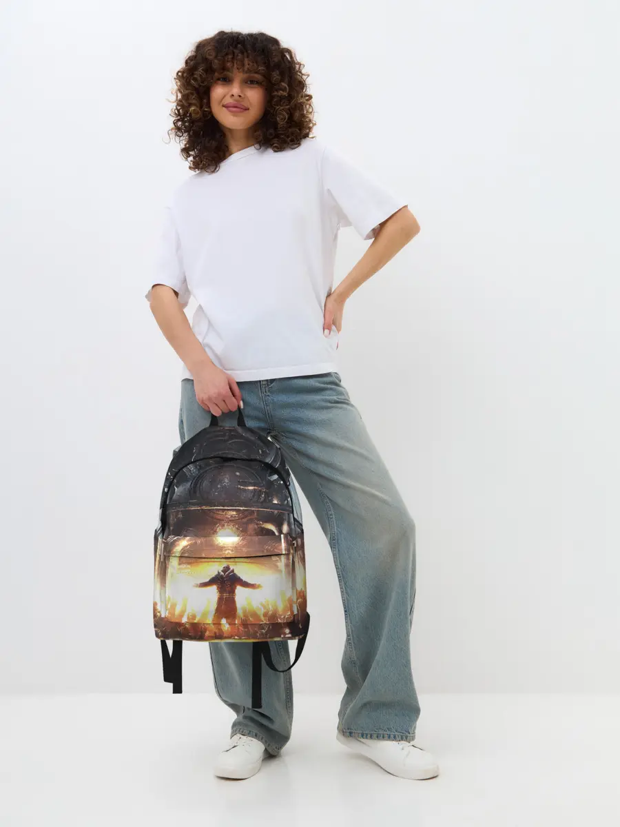 Рюкзак джинсовый / FrostPunk