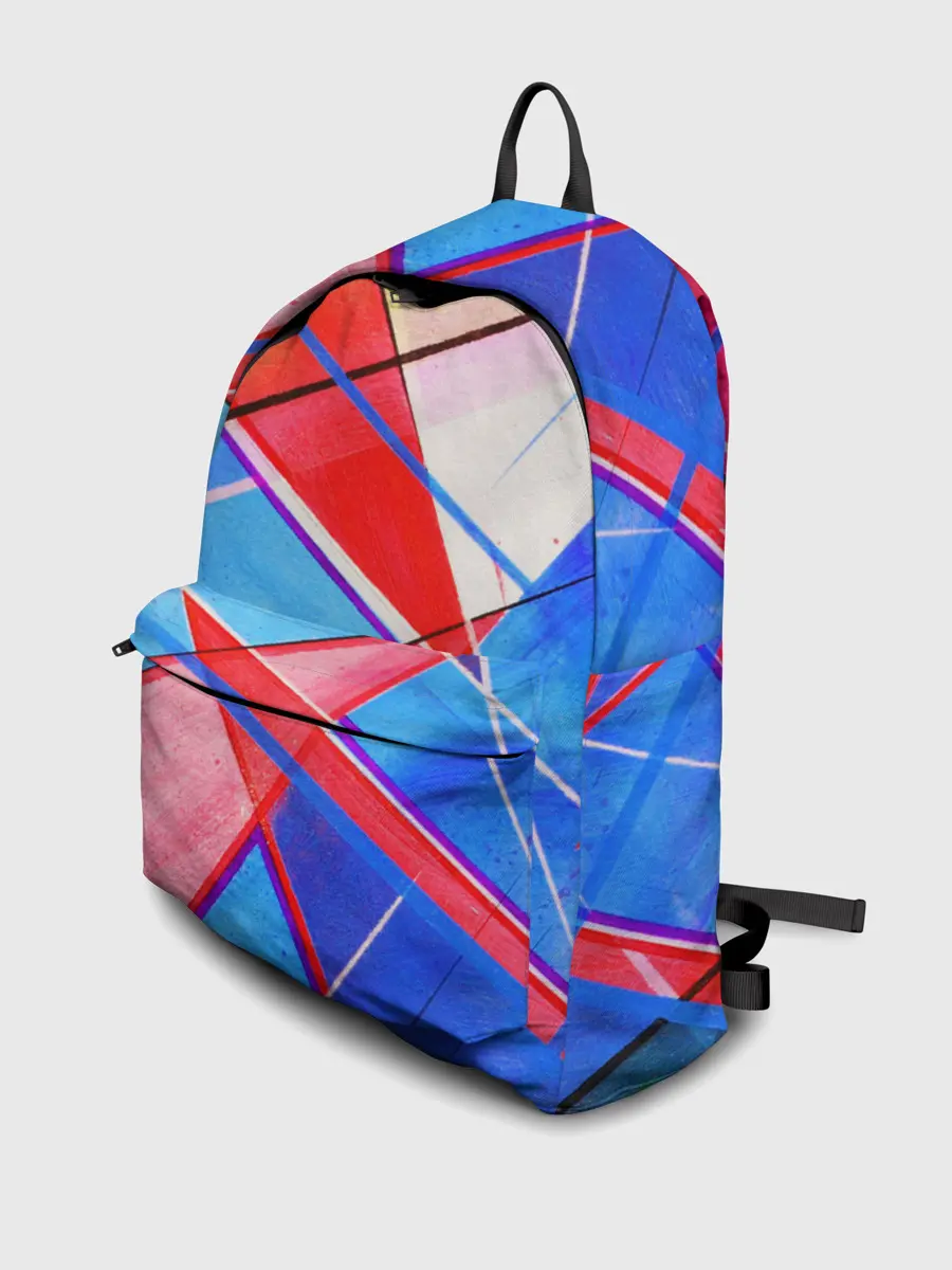 Рюкзак джинсовый / Абстрактные Фигуры