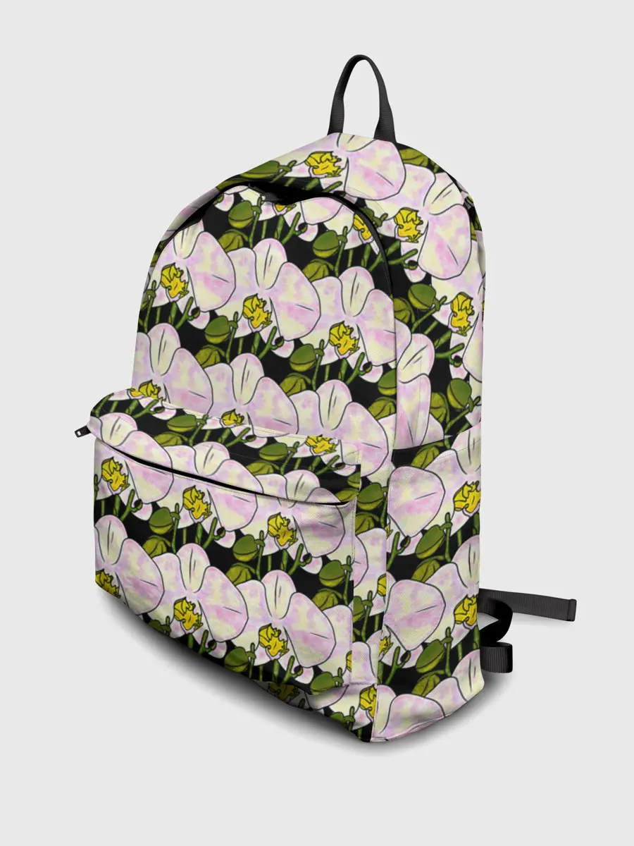 Рюкзак джинсовый / Заросли орхидей