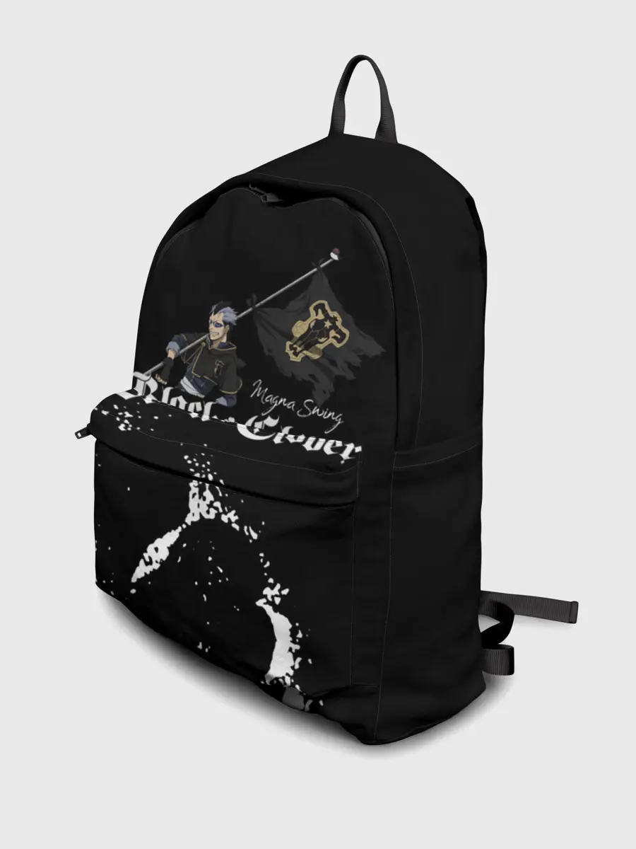 Рюкзак джинсовый / Магна Свинг Чёрный клевер