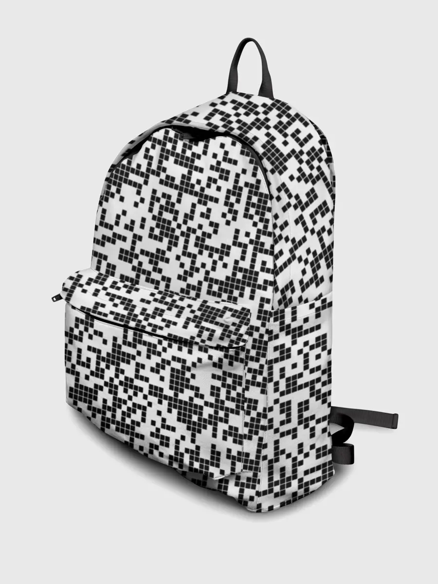 Рюкзак джинсовый / Пиксельный Узор