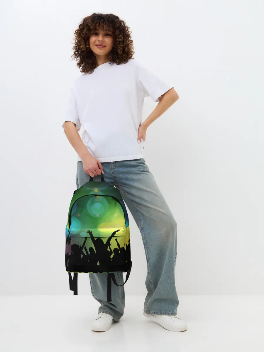 Рюкзак джинсовый / Неоновая Вечеринка