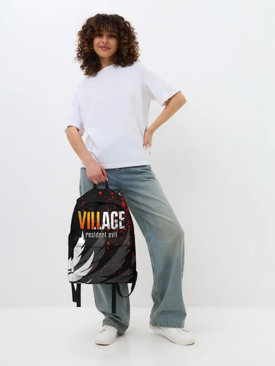 Рюкзак джинсовый / RESIDENT EVIL 8 VILLAGE