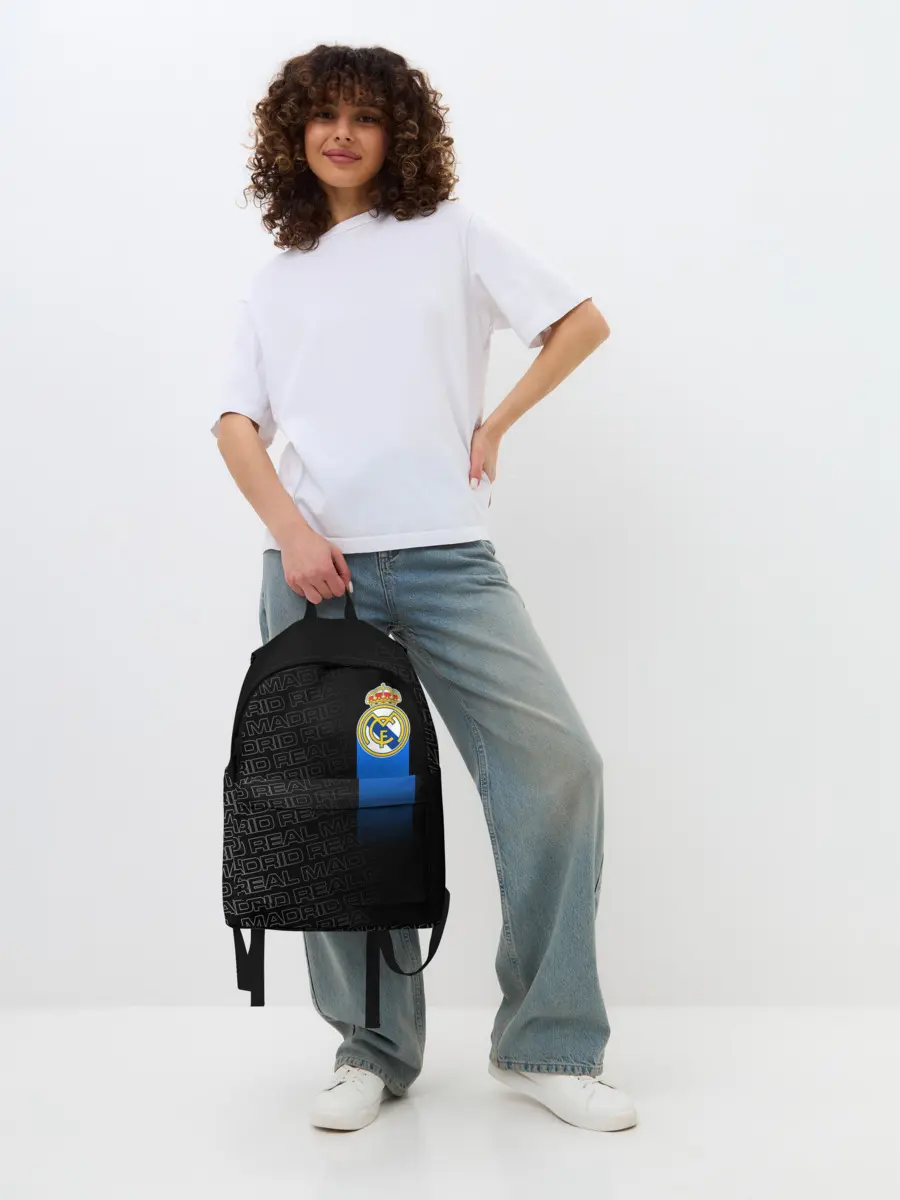 Рюкзак джинсовый / REAL MADRID / РЕАЛ МАДРИД