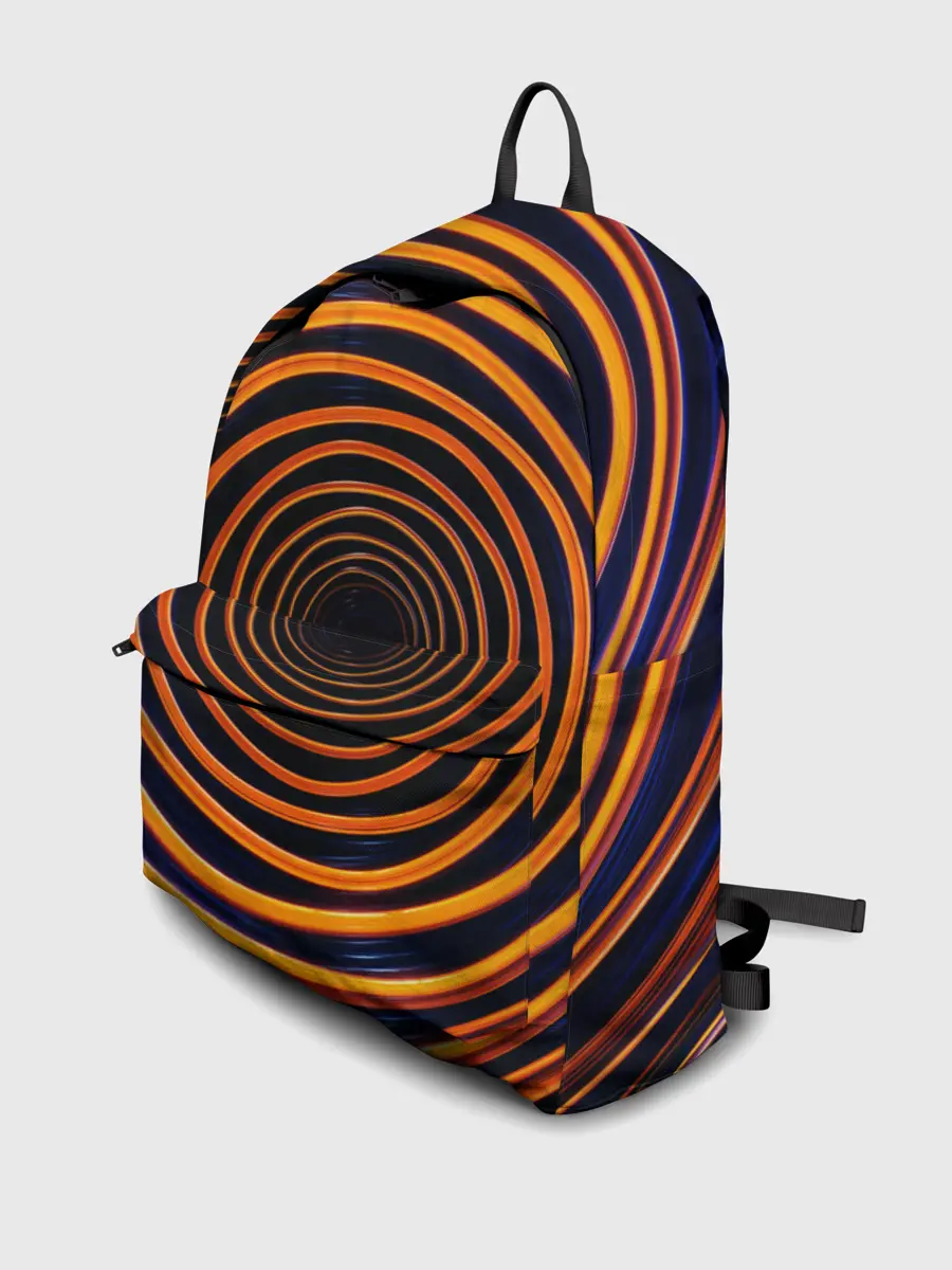 Рюкзак джинсовый / Круги неоновые