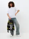 Рюкзак джинсовый / JUVENTUS / ЮВЕНТУС / КРАСКА