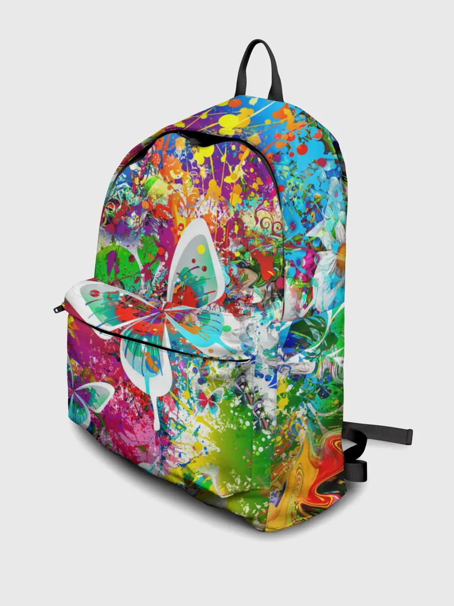 Рюкзак джинсовый / ЯРКИЕ КРАСКИ