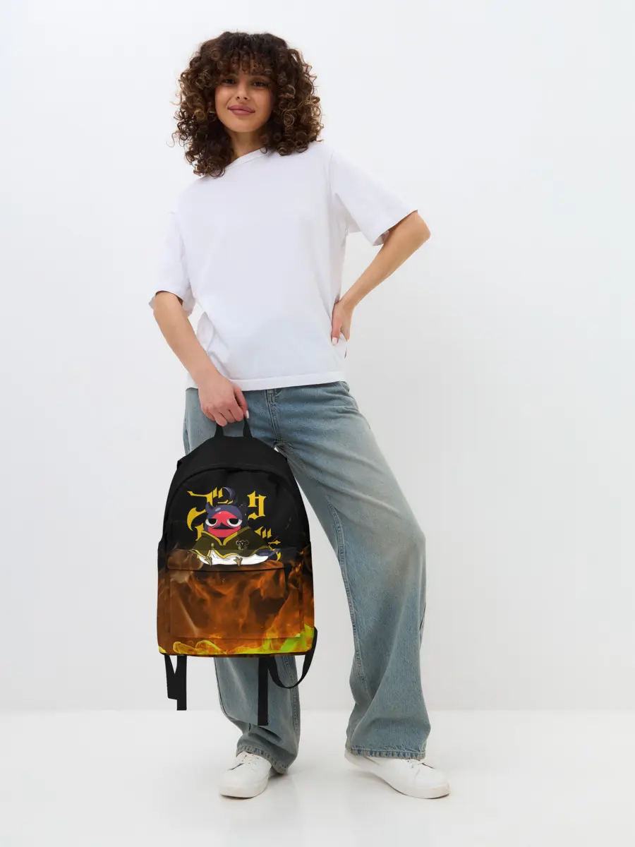 Рюкзак джинсовый / Секре Сваллотейл в огне Неро