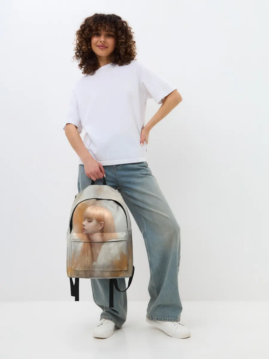 Рюкзак джинсовый / Розэ маслом