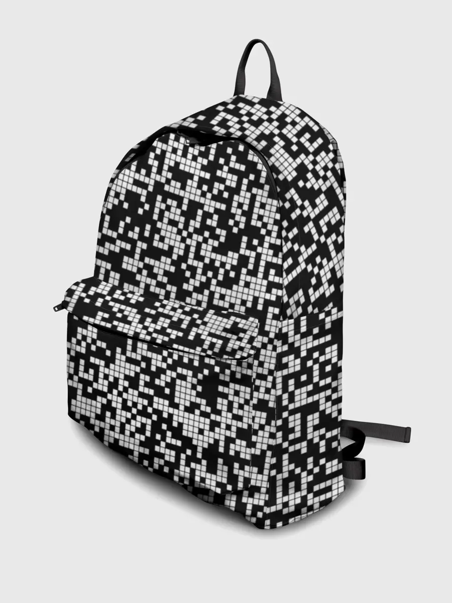 Рюкзак джинсовый / Пиксельная Текстура