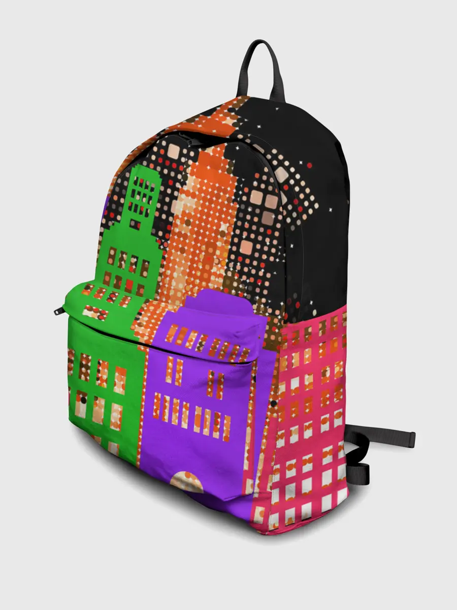 Рюкзак джинсовый / Ночной Город