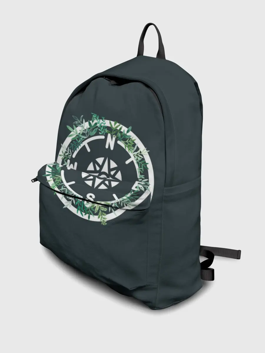 Рюкзак джинсовый / Старый компас