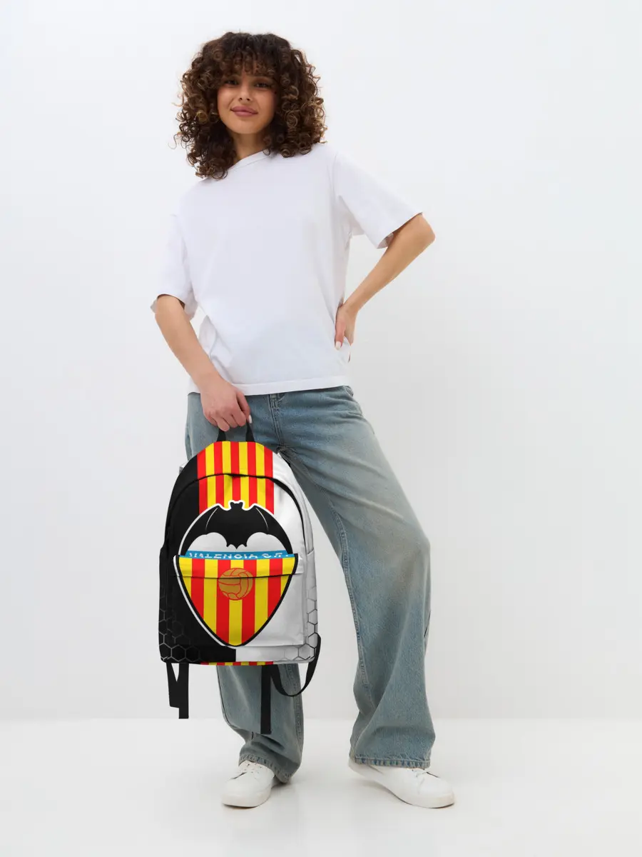 Рюкзак джинсовый / FC VALENCIA / ФК ВАЛЕНСИЯ
