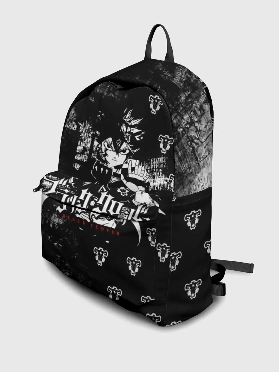 Рюкзак джинсовый / Черный Аста Чёрный клевер