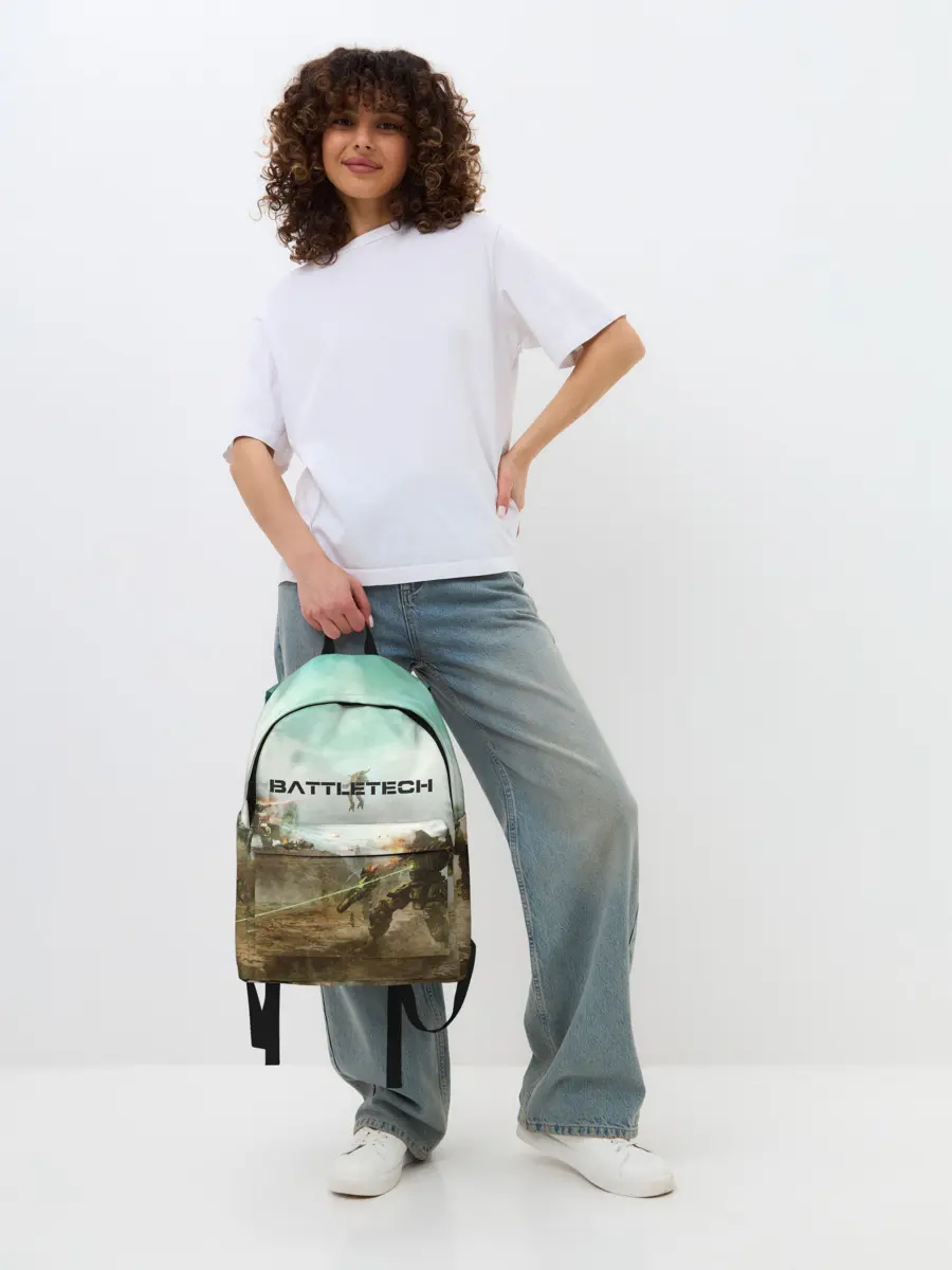 Рюкзак джинсовый / Битва мехов