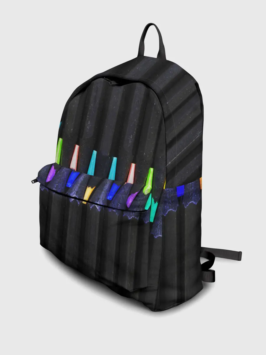 Рюкзак джинсовый / Цветные Карандаши