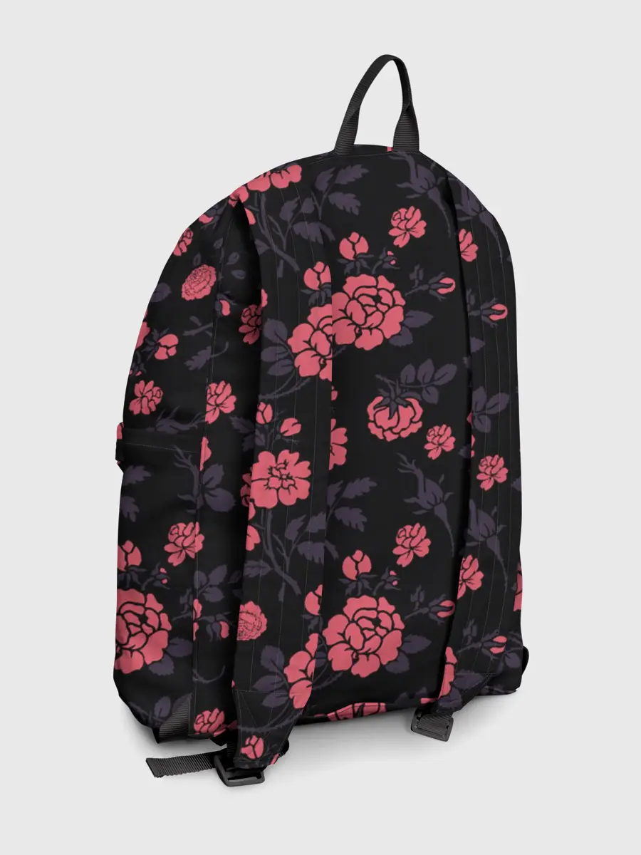 Рюкзак джинсовый / Ночные розы