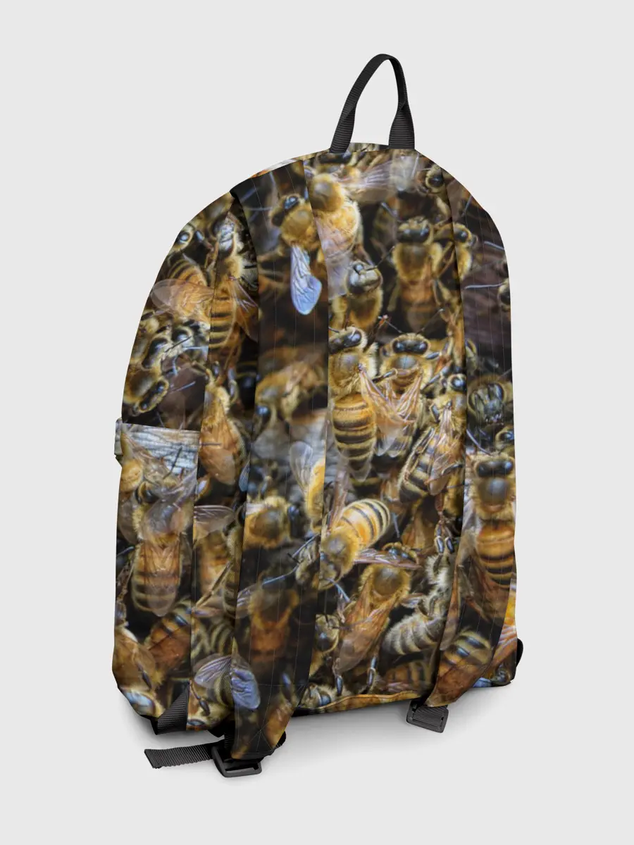 Рюкзак джинсовый / Пчёлы