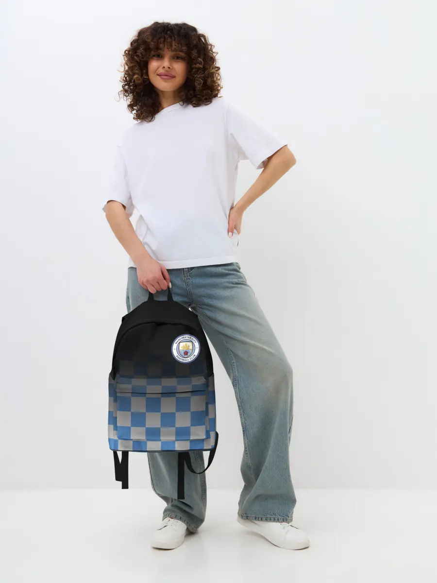 Рюкзак джинсовый / МАНЧЕСТЕР СИТИ / МАНЧЕСТЕР