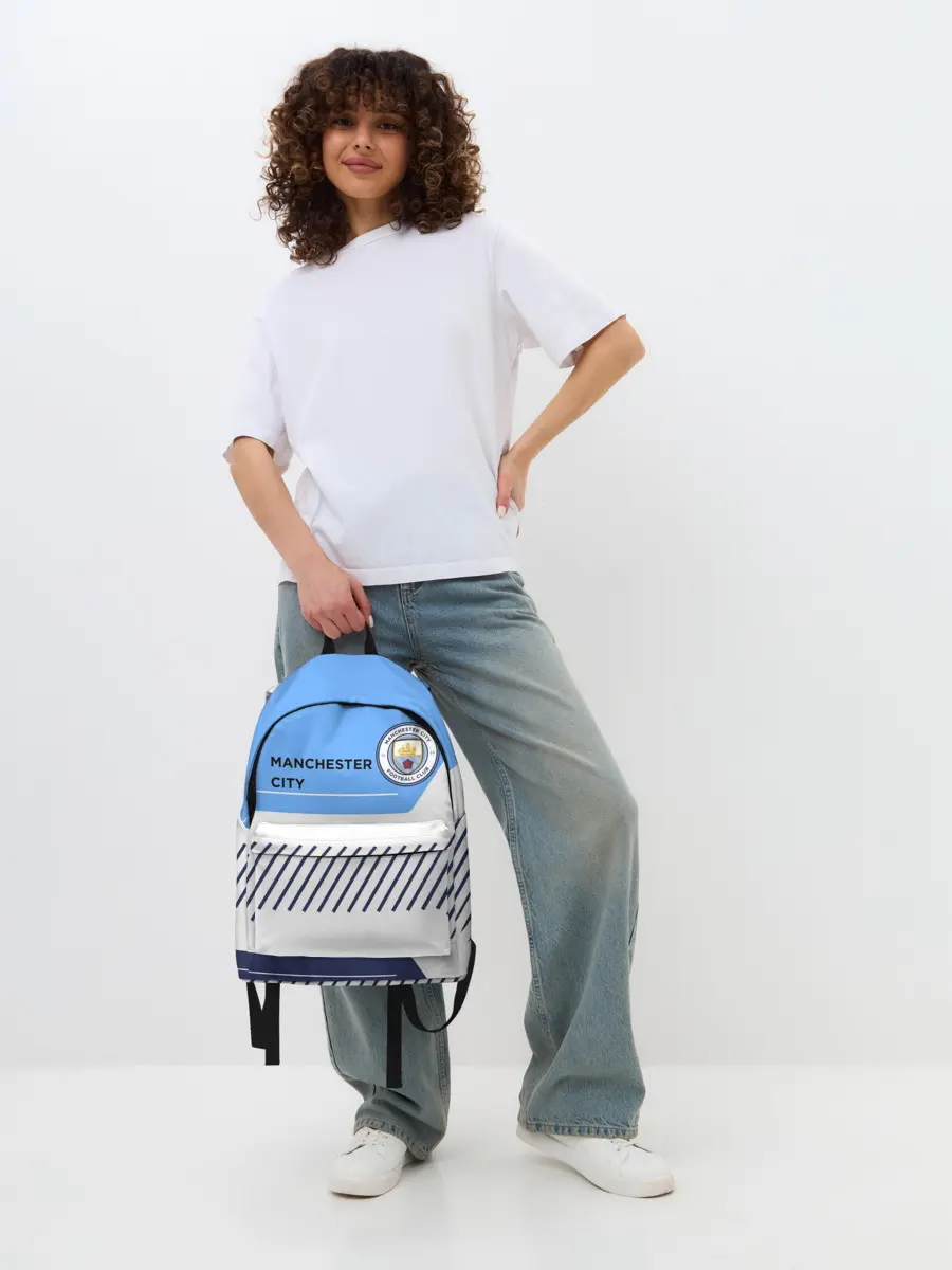 Рюкзак джинсовый / МАНЧЕСТЕР СИТИ / МАНЧЕСТЕР