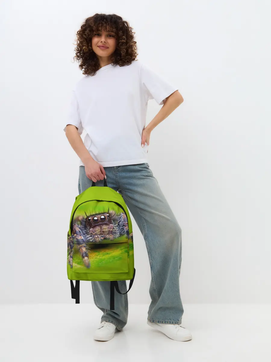 Рюкзак джинсовый / ПАУК МАКРО