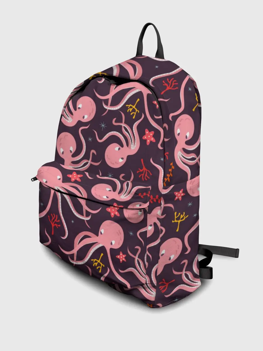 Рюкзак джинсовый / Осьминоги