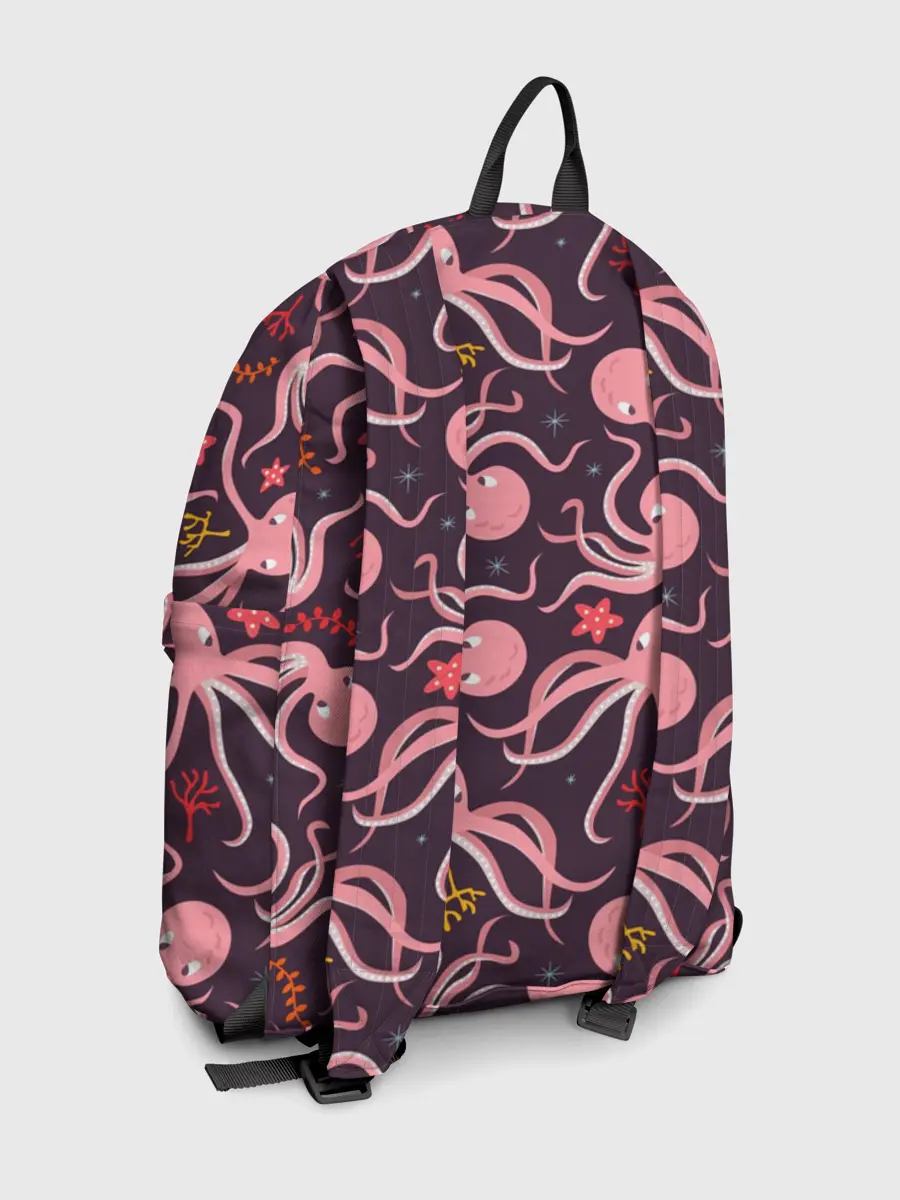 Рюкзак джинсовый / Осьминоги