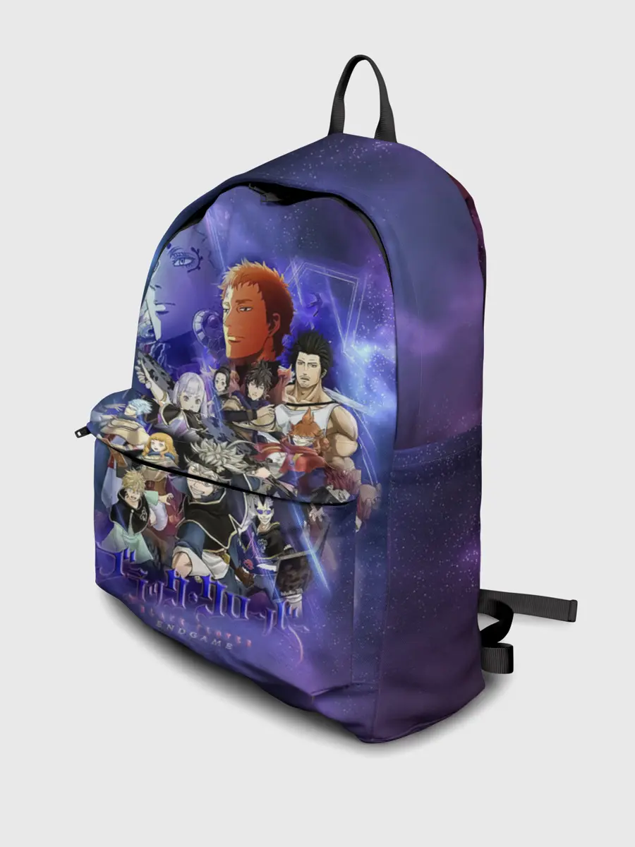 Рюкзак джинсовый / Чёрный Клевер персонажи