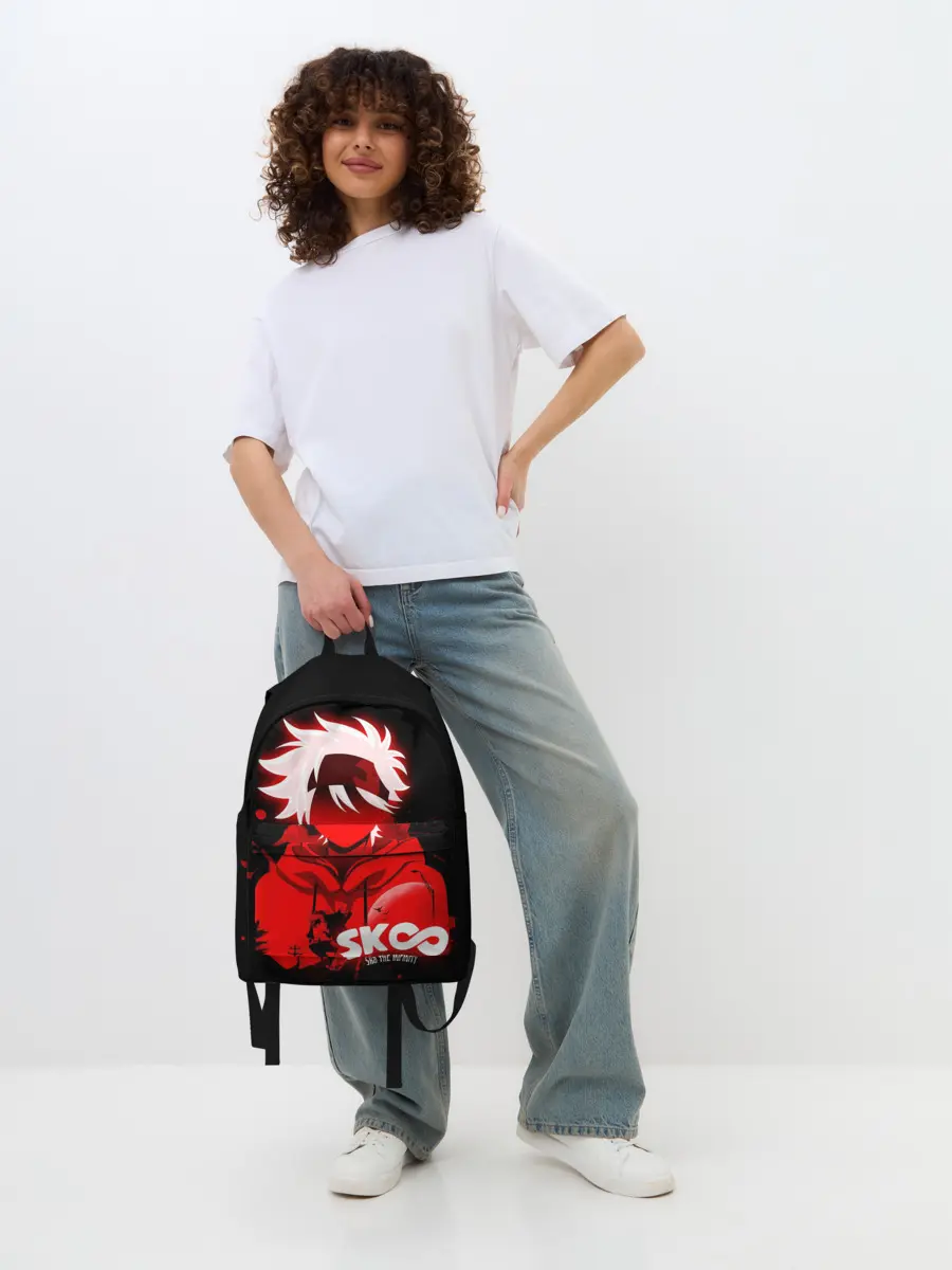 Рюкзак джинсовый / SK8 the Infinity. Reki