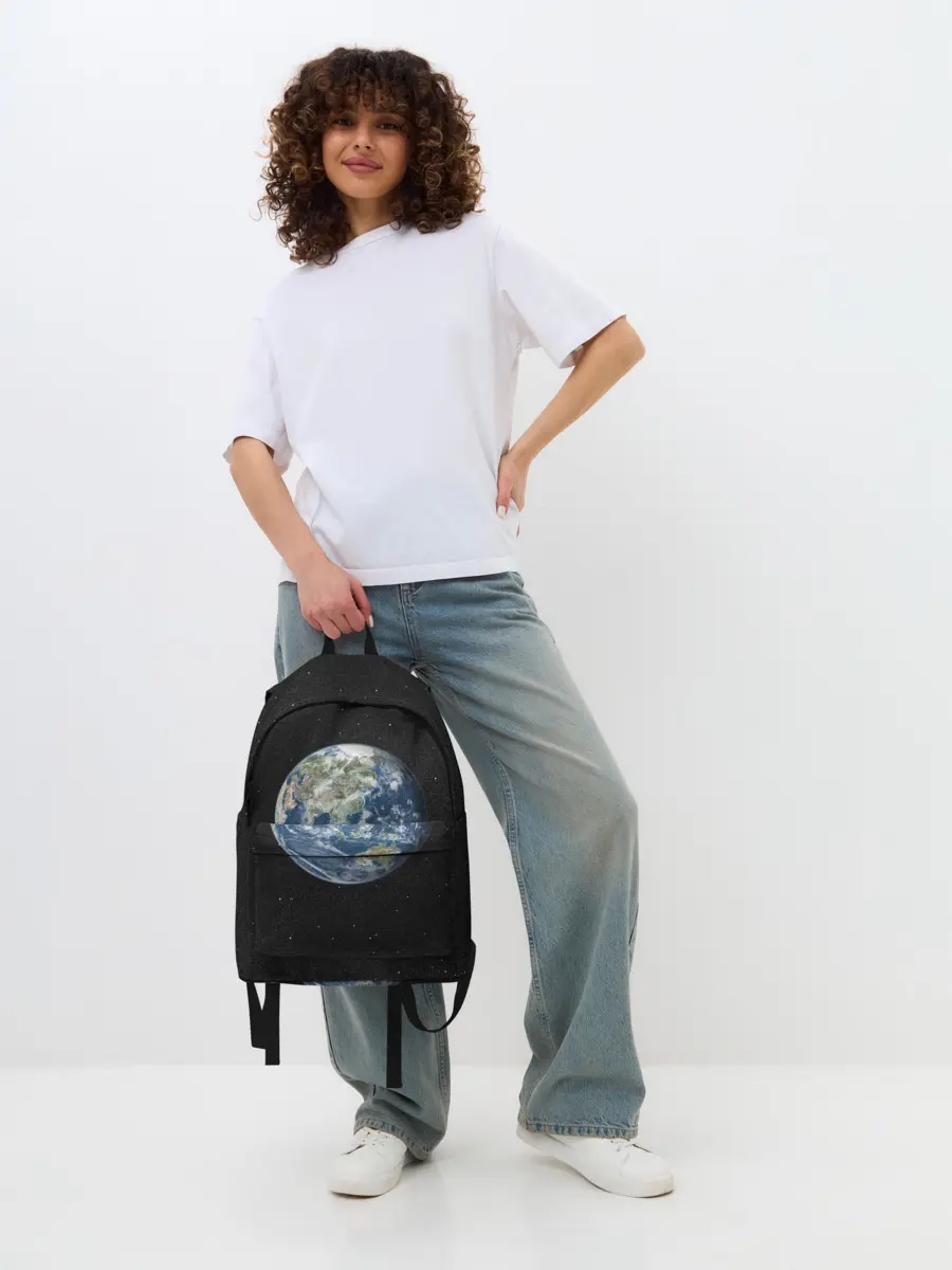 Рюкзак джинсовый / ПланеТа ЗемЛя