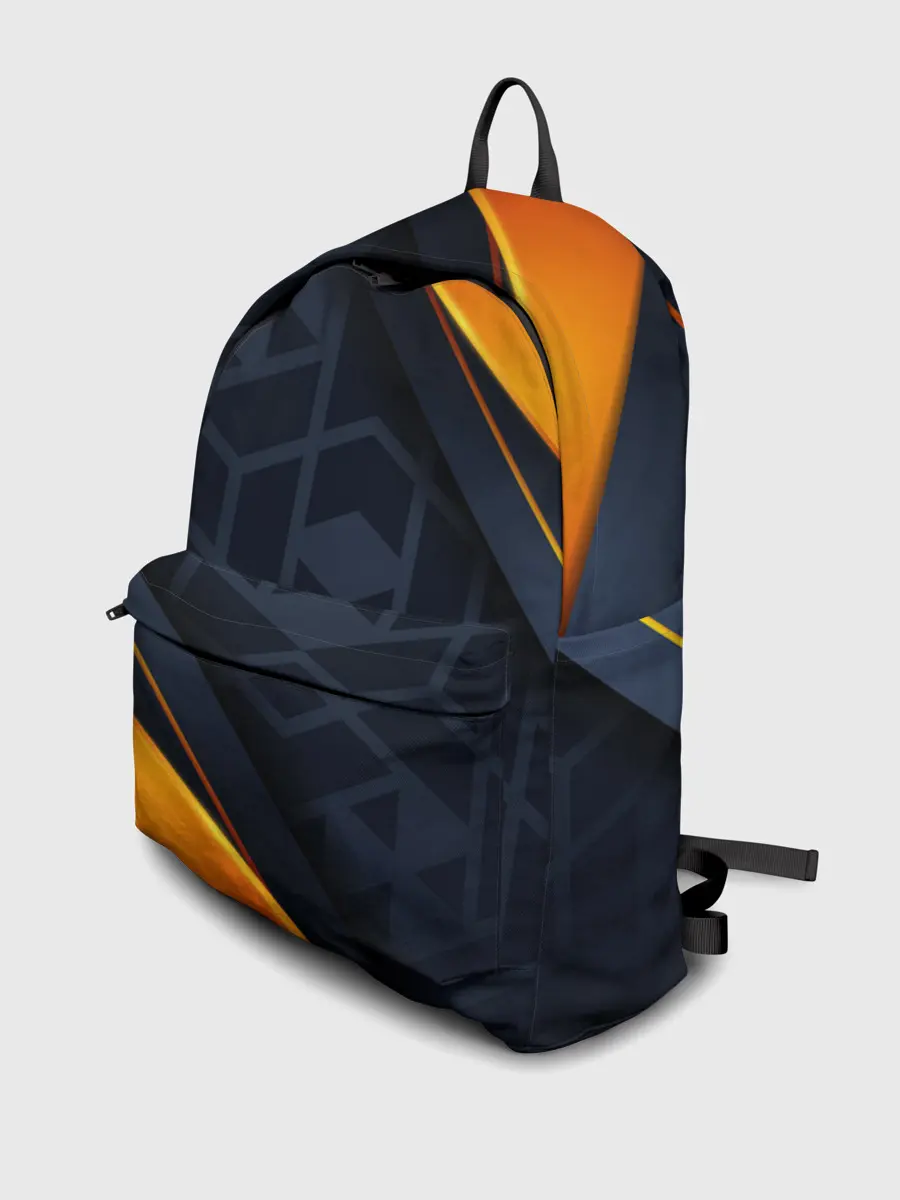 Рюкзак джинсовый / BLACK ORANGE