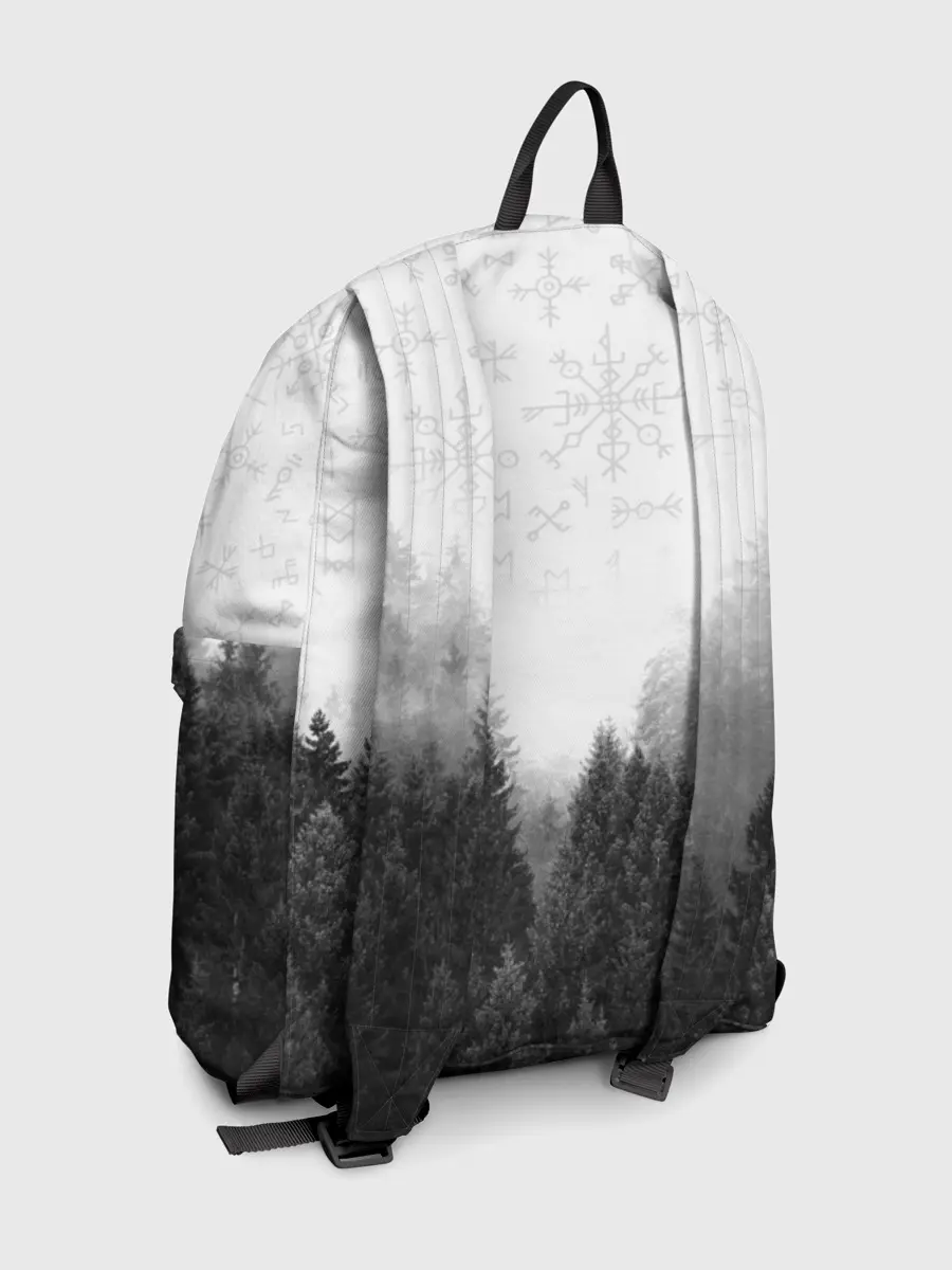 Рюкзак джинсовый / Лес и руны