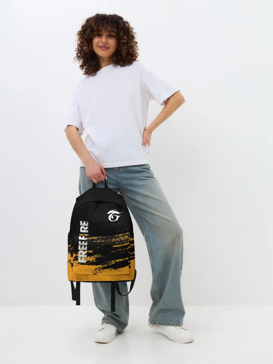 Рюкзак джинсовый / Free Fire ? Фри Фаер.