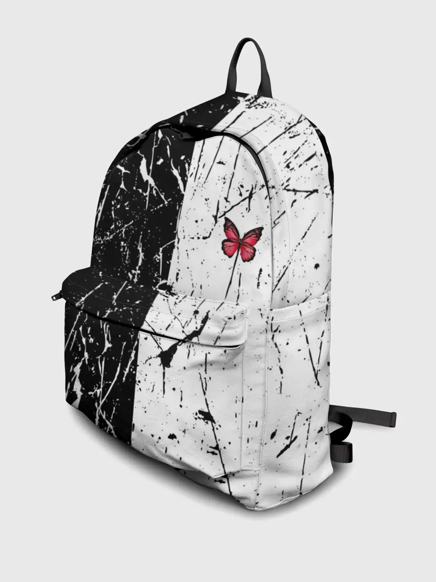 Рюкзак джинсовый / ЧБ ГРАНЖ | RED BUTTERFLY