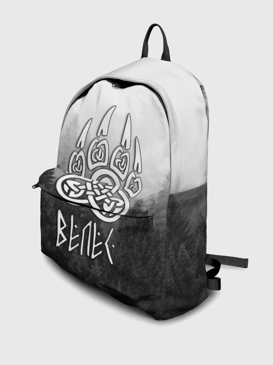 Рюкзак джинсовый / ВЕЛЕС туманный лес