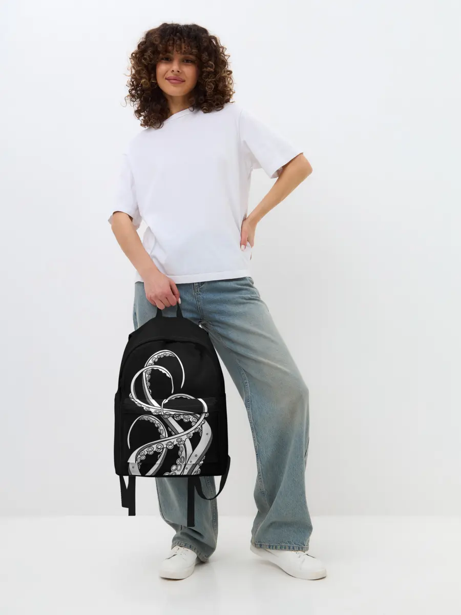 Рюкзак джинсовый / Octopus Black and White