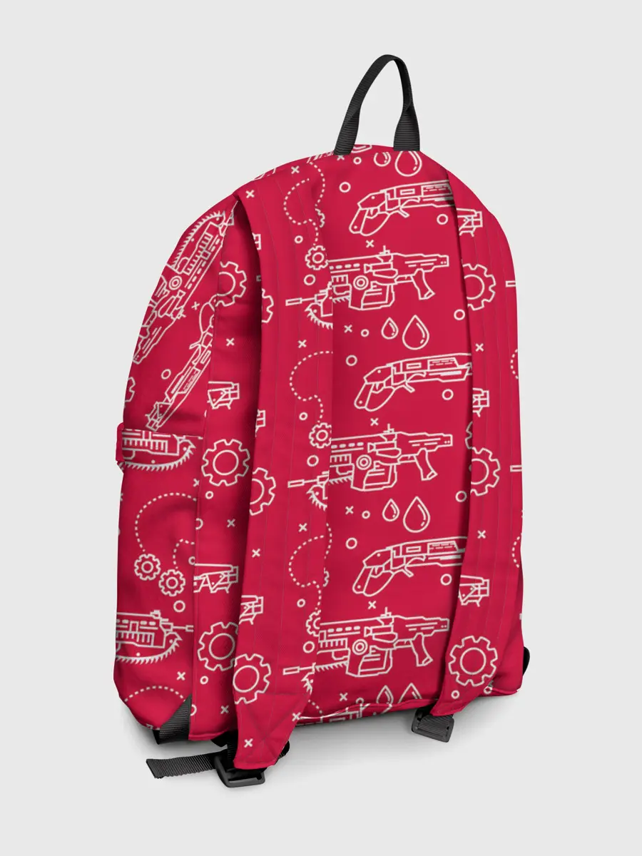 Рюкзак джинсовый / Gears pattern