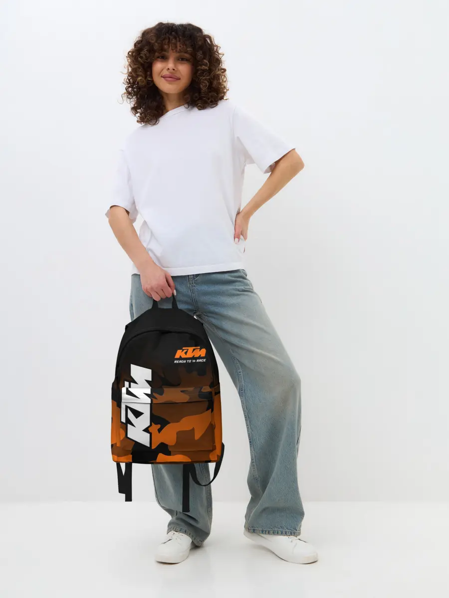 Рюкзак джинсовый / KTM MOTORCYCLES / КТМ МОТОЦИКЛ