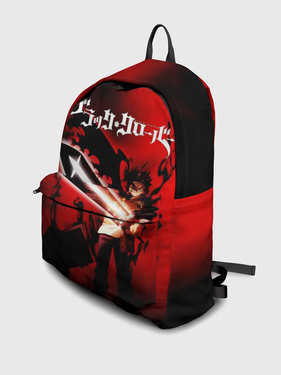 Рюкзак джинсовый / Чёрный Аста красный туман