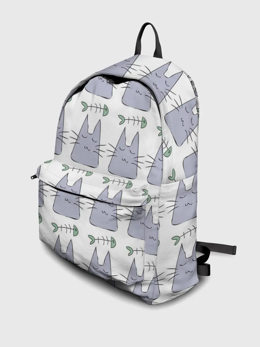 Рюкзак джинсовый / Кот каваий