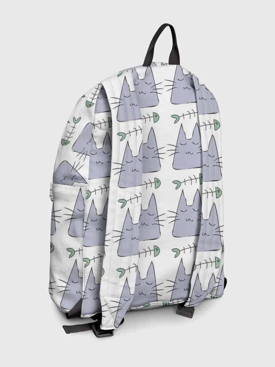 Рюкзак джинсовый / Кот каваий