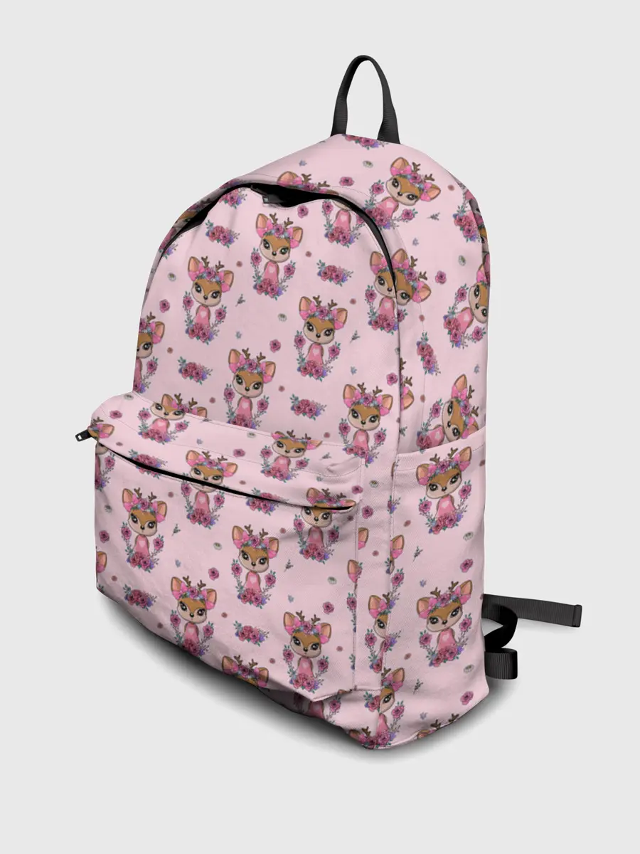 Рюкзак джинсовый / Милая олениха