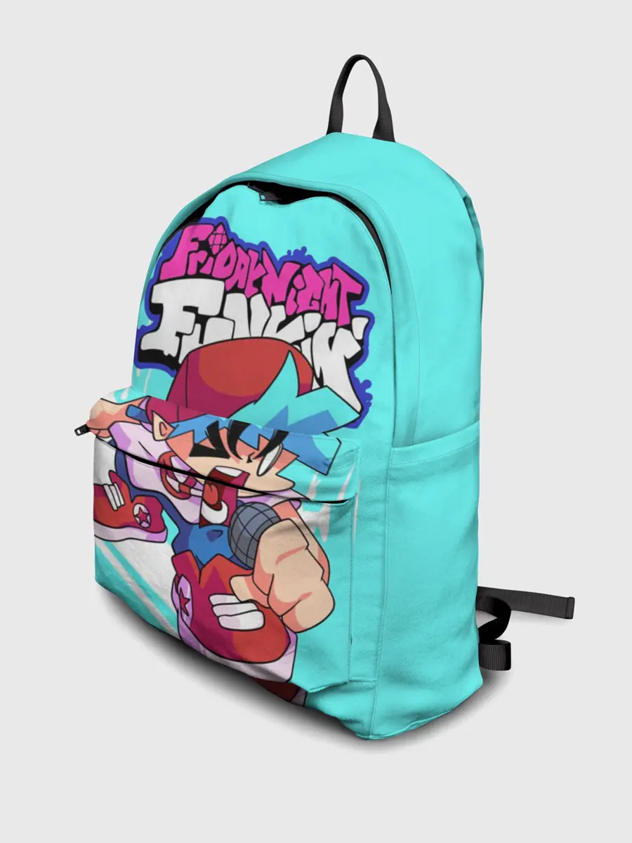 Рюкзак джинсовый / FNF Boyfriend