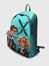 Рюкзак джинсовый / Fox Mulder and Dana Scully