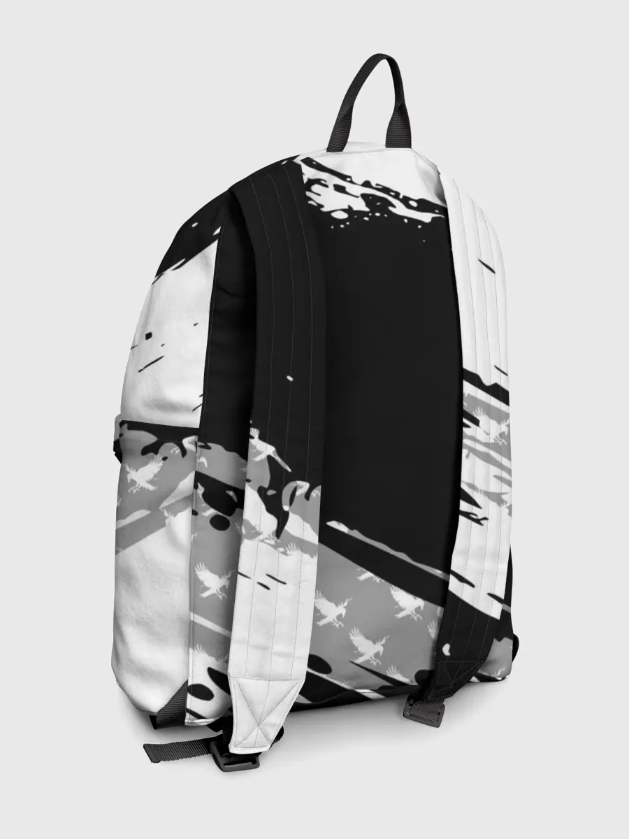 Рюкзак джинсовый / Haikyuu!! Ворон иероглиф